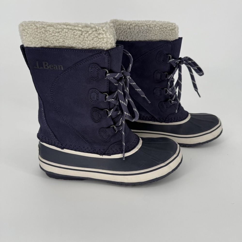 L.L. Bean Women's Snow Boots 7 Blue Warm Winter